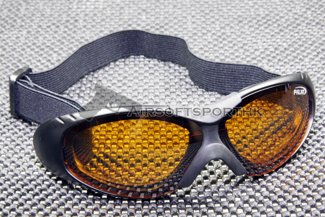 Orange UV Lens Wind Dust Airsoft Black Bike Goggle NV130
