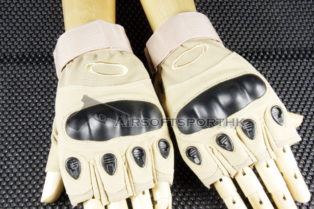 O Style Pilot / Assault Half Finger Tan Glove 17 (Type B)