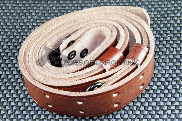 Airsoft Leather Brown Sling For M14 Series BD8268A