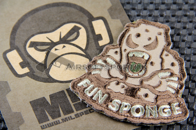 Mil-Spec Monkey Fun Sponge Logo Velcro Patch - ARID