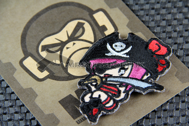 Mil-Spec Monkey Pirate Girl Logo Velcro Patch - Gothy