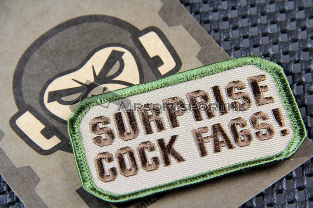 Mil-Spec Monkey Surprise Cock Fags Logo Velcro Patch - Multicam