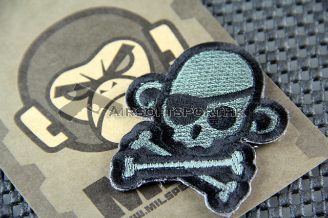Mil-Spec Monkey SKullMonkey Pirate Patch Logo Velcro Patch - ACU Dark