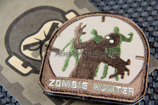Mil-Spec Monkey Zombie Hunter Logo Velcro Patch - ARID