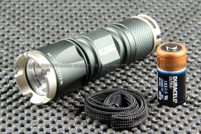 CHARIOT XP-E CREE Q4 Mini 185 Lumens Tactical Flashlight