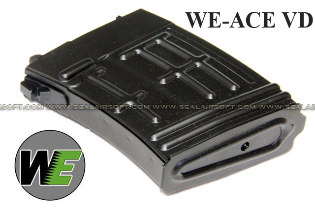 WE Full Metal ACE VD 21 rds Gas Magazine - WE-MAG-2-ACE-VD