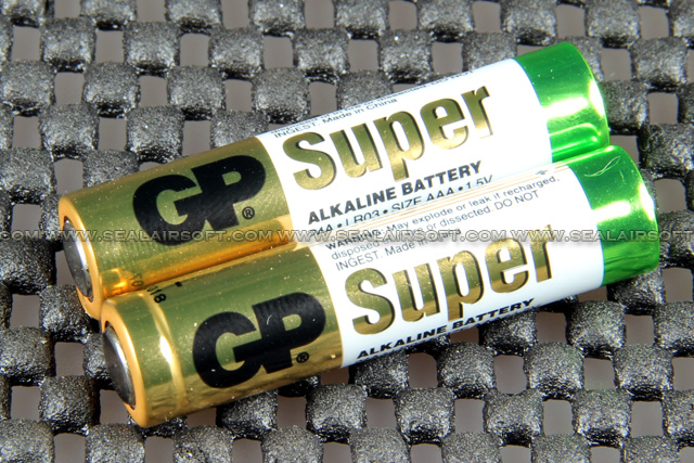 GP Super Alkaline AAA Size 1.5V Battery 2 Pcs Box Set GP24A-2X
