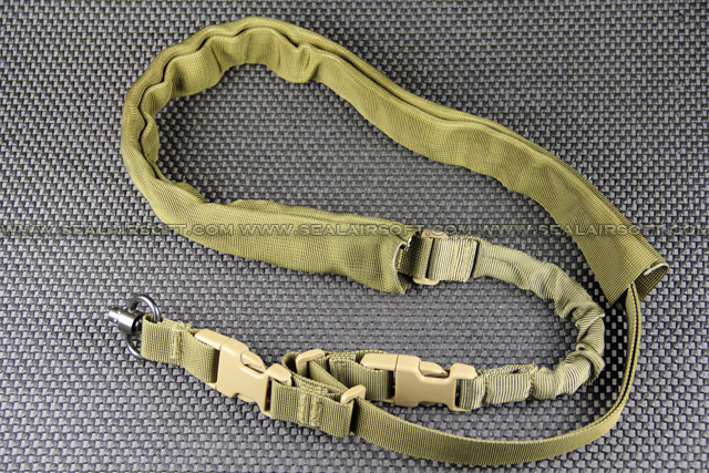 Single Point Tan Rifle Sling With Leather Pad SL-001-TN  