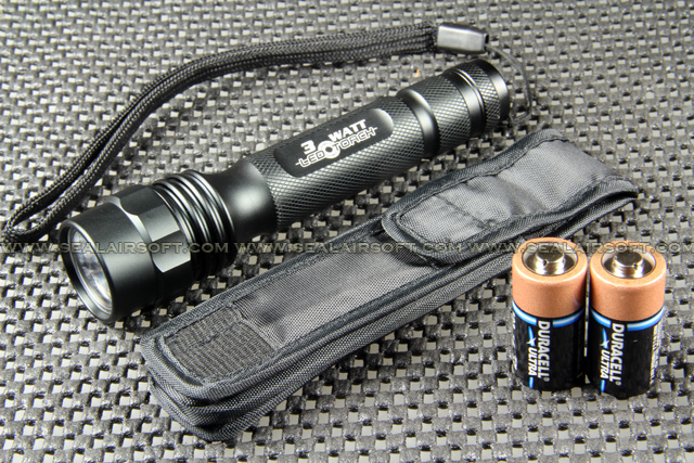 LUXEON 3 Watt LED CR123A Tactical Flashlight Set ALX-332L   