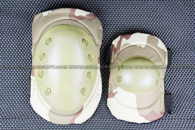 SWAT Tactical Paintball Knee & Elbow Pad Set (Sand Camo) KP-001-SC