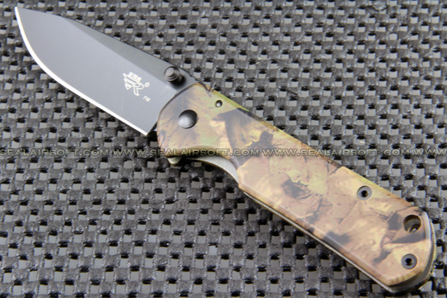 Sanrenmu Folding OUTDOOR Rock Solid Camo Knives - F2-710