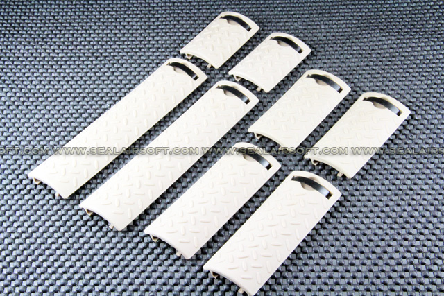 Energy Skidproof Texture Type Rail Panel Cover 8pcs Set Tan RCOVER-016-TN