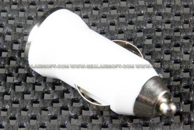 USB Car Charger Adaptor For Apple IPhone IPad IPod MP3 Mobile White USBCA-WT