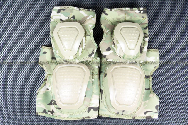 Special Force Airsoft Paintball Knee & Elbow Pad Set (Multi-Cam) KP-005-MC