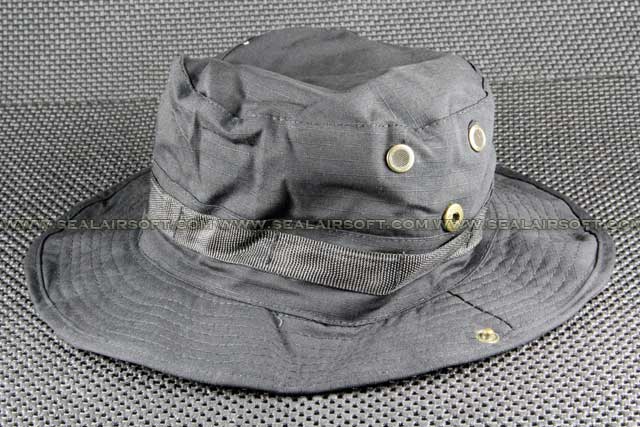 ACM MIL-SPEC Military Boonie Hat Cap Black CAP-008-BK