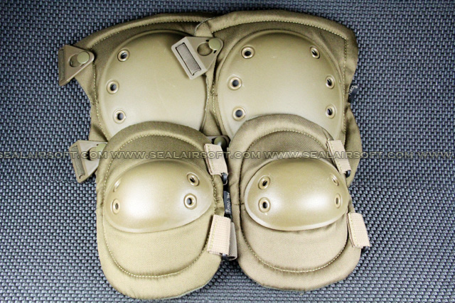 MF Style Tactical Knee & Elbow Pad Set (Tan) KP-006-TN