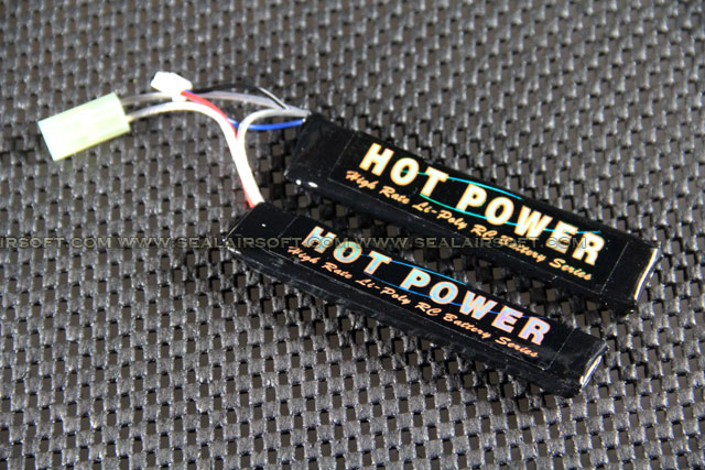 Hot Power 7.4V 1100mAh 15C Lithium Battery HOT-002