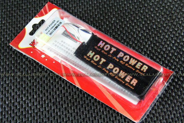 Hot Power 11.1V 1100mAh 15C Lithium Battery HOT-013