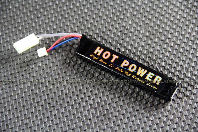 Hot Power 7.4V 1100mAh 15C Lithium Battery HOT-016
