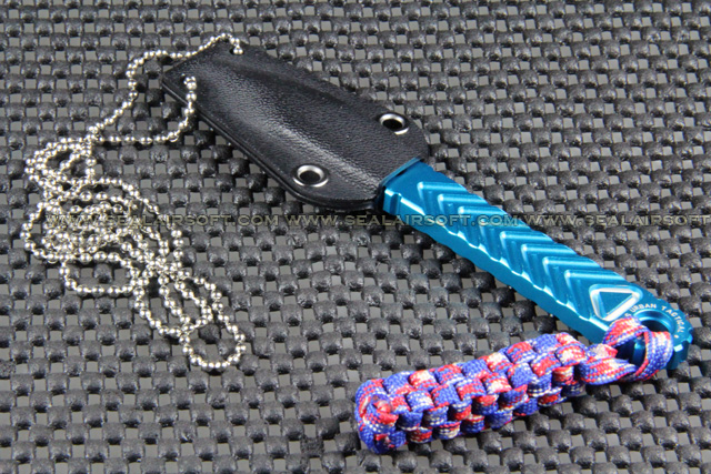 F.M.A. Dagger Type Dummy Aluminium Necklace Blue FMA-LB01-BE