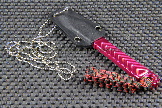 F.M.A. Dagger Type Dummy Aluminium Necklace Pink FMA-LB01-PK