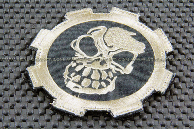 ACM Death Skull Logo Velcro Patch (OP-065-TN)