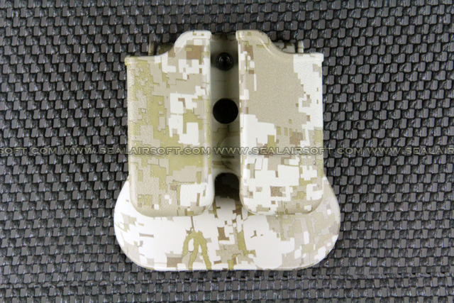 ARMY FORCE Paddle Magazine Pouch For M92 Series (Digital Desert Camo) AF-MP-M92-DDC