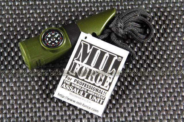 MIL-FORCE Multi Function Survival Whistle (OD)