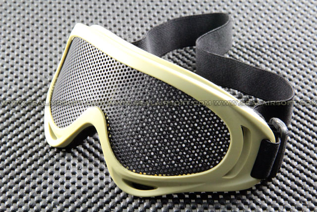 HLD Emerson Airsoft Tactical Metal Mesh Eyes Protection Goggle Safety Glasses 