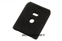 EMG SAI BLU Magazine Base Plate (GAS / CO2) For Marui WE G17 / G18C GBB (Black) 