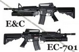 E&C M4A1 Carbine AEG w/ M203 (Full Matel) - EC-701