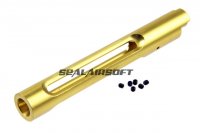 5KU Aluminum Non-Recoil Outer Barrel For Marui Hi-Capa 5.1 Series Gold 5KU-GB291GD