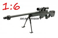 Army Force 1:6 Die- Cast Metal L96 BK Sniper Model Rifle AF-MC0013