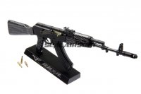 Army Force Non Function Toy Dummy Model Kit 1:6 Metal Gun - AK74 Carbon Fiber AF-MC0030