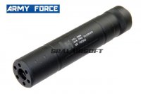 Army Force CAL 9MM Black Silencer (150mm x 30mm, 14mm-) AF-SI0071