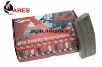 ARES 140rd Mid-Cap Magazine for M4/M16 AEG (Black, 10pcs) ARES-M16-140P-BK
