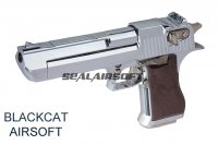 Blackcat Mini Dummy Model Gun For Display - Desert Eagle (Shell Eject, Chrome) BCAT-MG-011-CH