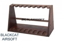 Blackcat Wooden Gun Rack For Mini Model Gun BCAT-MG-WS 110mm x 300mm x 170mm BCAT-MG-WS