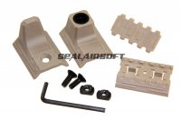 BELL Hand Stop Kit with QD Sling Hole For M-Lok System Rails (Dark Earth) 