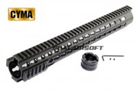 CYMA URX4 14.5 Inch Keymod Rail System For Marui APS M4/M16 Series Black CYMA-M062D