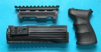 G&P Handguard & Grip for Marui AK47 Series (Black)