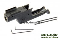 SE GEAR Green Laser with Mount & Pressure Switch For Glock G17 Black SE-LA039