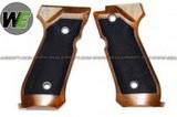 WE ABS Plastic Wood Black Grip Cover For WE M9 GBB - WE0112