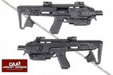 CAA RONI WE G17 GBB Pistol Carbine (Black) CAD-SK-04-BK