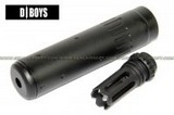 D-Boys SCAR-SD Mock QD Silencer With SCAR Flash Hider (14mm CCW / Black) DB-M63