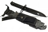 SE M9 Metal Bayonet With Scabbard For Display Dummy (Black) SE-DUMMY-M9B